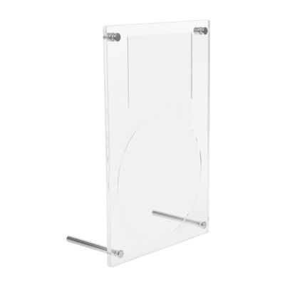 PRETYZOOM Acrylic CD Display Stand Clear Photo Storage Holder for and Photos Compact and Versatile Rack for Bedroom Office Use for Organizing Dvds and Commemorative Cards