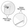 PRETYZOOM Acrylic CD Display Stand Clear Photo Storage Holder for and Photos Compact and Versatile Rack for Bedroom Office Use for Organizing Dvds and Commemorative Cards view 3