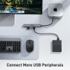 5 in 1 USB C Hub Bundle with 3 in 1 USB C SD Card Reader view 3