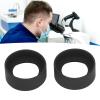 Oumefar 2 Pcs Stereo Microscope Eyepiece Eyeshields Rubber Flat Angle Eye Guard Soft Comfortable Non Slip Grip Replacement Parts for 40 42mm Interface Microscopes view 3