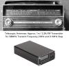 ASHATA FM Stereo Transmitter with Antennae Frequency 76-108MHz LCD Display, 2000m Range USB Type C Power for Drive in School Events view 2