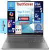 Lenovo Yoga AI Powered 2-in-1 Laptop 16.0" Touchscreen IPS WUXGA Display (Intel Ultra 5-226v, 16GB LPDDR5X, 512GB M.2 PCIe SSD, Win 11 Pro) w/MS 365 Personal, DKZ USB Port Expander