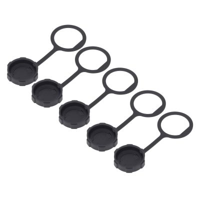Oumefar USB Connector Dust Cover 5Pcs Plastic Female Cap with TPU Chain Tape for USB2.0 USB3.0 Type C Micro USB Snap on Outdoor Equipment IoT Devices