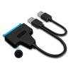 ACGTUY USB 3.0 2.0 SATA 3 Cable Sata to USB 3.0 Adapter Up to 6 Gbps Support 2.5 Inch External HDD SSD Hard Drive 22 Pin Sata III Cable(Dual USB3.0-A) view 1