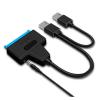 ACGTUY USB 3.0 2.0 SATA 3 Cable Sata to USB 3.0 Adapter Up to 6 Gbps Support 2.5 Inch External HDD SSD Hard Drive 22 Pin Sata III Cable(Dual USB3.0-A) view 4