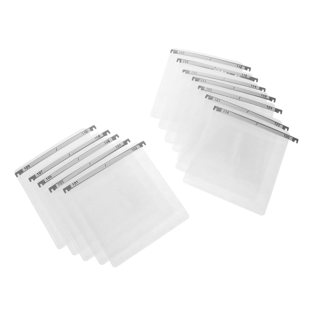 Cabilock 12pcs Non Woven CD DVD Storage Sleeves Portable Disc Bags with Scratch Protection for Home Travel for Organizing Video Games and Compact Discs