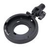 Bewinner Bowens Mount Adapter for Softbox Umbrella - Aluminum Flash Bracket with 180 Degree Tilt for LED Lights and Studio Footpegs view 3