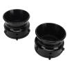 1 Pair Polished Aluminium Alloy Nab Hub Adapter, 10in Opener, Sturdy Universal Loading Device for Studer, Akai, (Black) view 4