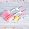 Akozon Akozon 5pcs Baby Bottle Cleaning Brush Set  Soft Sponge & Nylon Brushes for Feeding Bottles, Straws, and Nipple Care  Multifunctional Cleaning Tools for Easy Use view 4