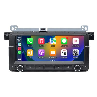 8-inch HD Car Radio GPS Navigation CarPlay/Android Touchscreen Player, Replacement for BMW 3 Series E46 316i 318d 318i 320d 320i 323i 325i 325xi 328i 330d 330i 330xd/M3 Coupe Convertible/MG ZT Base