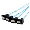 1.0M Right Angle MI NI S*A*S HD 36 Pin 8087 Splitter Cable with 4 SATA 7Pin Female 90 Degree Data Cable view 1