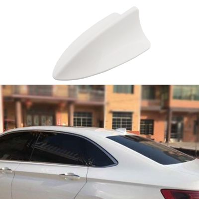 Car Roof Shark Fin Antenna, Compatible with MINI JCW PACEMAN BEACHCOMBER, Adhesive Waterproof Vehicle Exterior Decor Accessories Stickers,White