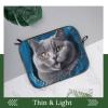 13-14inch Laptop Sleeve Laptop Protective Case Blue Cat Durable Computer Carrying Bag for IPad, Documents view 4