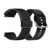 Compatible for CMF by Nothing Watch 3 pro Smart Watch Bands, 2-Pack Soft Silicone + Stretch Nylon Adjustable Straps for CMF Watch Pro/Pro 2 /Pro 3 Smartwatch Quick Release Replacement Wristbands view 1