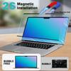 F FORITO Magnetic Anti Blue Light Screen Protector Compatible with MacBook Pro 13 inch (2016-2022, M1 M2), Bubble-Free Install, Removable & Reusable Anti Glare Matte Laptop Screen Shield view 2