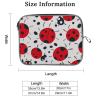 13-14inch Laptop Sleeve Laptop Protective Case Red Black Spotted Ladybug Durable Computer Carrying Bag for IPad, Documents view 2