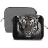 13-14inch Laptop Sleeve Laptop Protective Case Black and White Tiger Durable Computer Carrying Bag for IPad, Documents view 1