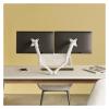 HBDQOMRV Dual-Screen Monitor Stand arm T6-2W Desktop Computer Universal Rotating Base Screen Support Frame Load-Bearing 7KG view 3