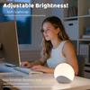 IYT Night Light for Baby,Kids Egg Light Stepless Dimming Touch Night Lamp,7 Colors Dimmable Eye Friendly Silicone Touch Lamp for Breast Feeding,Toddler Kids Bedroom Light,30 Min Hour Timer,BPA Free view 3