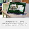 Dell 16 Plus AI Business 2-in-1 Laptop 16.0" Touch FHD+ Display (Intel Ultra 7-256V(>i9-13900H), 16GB LPDDR5X, 1TB SSD, Backlit KB, FP, WiFi 7, Win11H) view 2