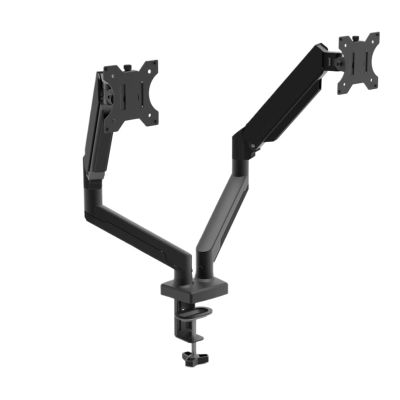 Universal Hover Telescopic arm Bracket 13-32 inch Support Base Dual Screen Gas Spring Display Bracket(Black)