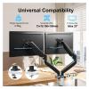 Universal Hover Telescopic arm Bracket 13-32 inch Support Base Dual Screen Gas Spring Display Bracket(Black) view 2