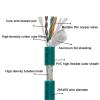 KQBNHV Waterproof M12 8Pin X Code to RJ45 Connector Cable 4Pin A/D-Type CAT6 Ethernet Wire Industrial Camera Shielded Twisted Pair Line(8P-Male-A Type) view 3