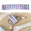 1PC Floral Cable Tie Organizers for Earphone Cables Data Wires Mess Release Storage Efficient Cloth Cord Holder view 2