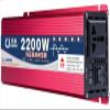Pure Sine Wave Inverter 1600W 2200W 3000W Power Inverters Dc 12V/24V/48V/60V to Ac 110V/220V LCD Digital Display Power Converter with Triple Ac Outlets for Travel/Camping 1600W-60Vto110V(48vto220v,300 view 1