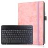 for Urao C107 Case, YELLYOUTH 10.1 Cover,2 in 1 Tablet with Keyboard Case with Pen Holder,Four Fixed Teachings (Pink) view 2