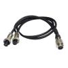 2 3 4 5 6 Pin GX12 Connector Cable Wire Splitter 50CM Y-Type 1 to 2 Male to Female to Female Aviation Plug Signal Wire Adpater(1 Female to 2 Male,50CM_3P) view 1