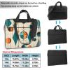 14 Inch Laptop Shoulder Bag For Men Women,Waterproof Briefcase Messenger Bag Mid Century Geometric Laptop Sleeve Bag W/Strap Handle view 2