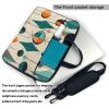 14 Inch Laptop Shoulder Bag For Men Women,Waterproof Briefcase Messenger Bag Mid Century Geometric Laptop Sleeve Bag W/Strap Handle view 3