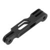 aqxreight 3.3in Aluminum Alloy Extension Arm Helmet Stick Extension Arm Mount for X3 ONE RS GO 2 ONE X2 ONE R ONE X Black view 2
