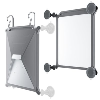 STOLAS Starlink Mini Mount, Secure Satellite Strong Suction Cup Mounting Kit for Sunroof Window, Stable Signal Case for Car RVs, Vans, Boat, Yachts, Trucks-Gray