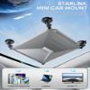 STOLAS Starlink Mini Mount, Secure Satellite Strong Suction Cup Mounting Kit for Sunroof Window, Stable Signal Case for Car RVs, Vans, Boat, Yachts, Trucks-Gray view 2