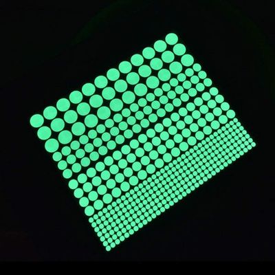 1 Sheet 407 Pcs Glow in The Dark Wall Stickers, Removable Glow in Dark Dots Wall Decals Stickers Room Decor Kit, Adhesive Dots Luminous Ceiling Decals for Bedroom, Wall Treatments and Supplies