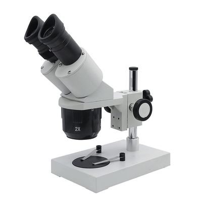 10X-40X Binocular Stereo Microscope with Fluorescence Ring Light, Illuminated Industrial for Watch Repair, PCB Inspection, and Educational Use