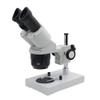 10X-40X Binocular Stereo Microscope with Fluorescence Ring Light, Illuminated Industrial for Watch Repair, PCB Inspection, and Educational Use view 1