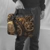 13 Inch Laptop Shoulder Bag For Men Women,Waterproof Briefcase Messenger Bag Cool Steampunk Gears Laptop Sleeve Bag W/Strap Handle view 2