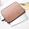 13-14 Inch Computer Cover Laptop Sleeve Case Rose Faux Glitter Laptop Carrying Bag for Men Women view 3