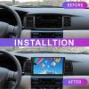 9inch 2DIN Installation Dash Kit fits for Toyota Corolla EX2013 2002-2006 Aftermarket Android Car Radio Stereo Mounting Fascia Panel view 2