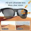KOIPSSE Smart glasses, polarized sunglasses with bluetooth speaker, sports/outdoor filter UV protection voice control, unisex fashion sunglasses, touch smart glasses view 3