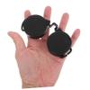 NUOBESTY 50mm Waterproof Binocular Lens Caps Set 3pcs Rubber Eyepiece Covers for Eye Protection Compatible Compact Binoculars and Telescopes view 3