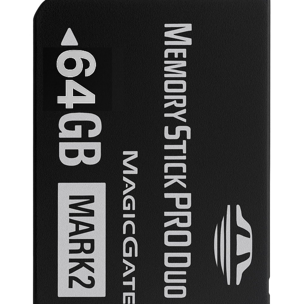Ekoomar Original 64GB Memory Stick Pro Duo MARK2 - Compatible with PSP1000/2000/3000, DSLR Burst Shooting, MagicGate | High-Speed Read/Write Memory Stick Duo Card for PSP Memory Stick & Cameras
