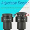 2 Pcs KP WF20X A Microscope Eyepiece, 20X Magnification, Widefield Adjustable Diopter, 30mm Mounting Interface, Optical Lens for Clear Imaging view 3
