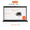 30/40/50 inch Portable Floor Standing Projection Screen, 4:3/16:9 Pull Up Retractable Movies Screen, Table Top Projector Screen for Presentation Education Outdoor Indoor Public Display(16:9,50") view 2