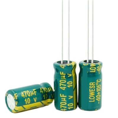 1000pcs~200pcs/lot 10V470UF 470UF 10V high-Frequency Crystal Electrolytic Capacitors Size:6X12MM(200PCS)