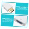 SHINEOFI to Vga Converter Adapter Multi Function Video Output Cable for Computer Laptop Material Efficient Signal Transmission No Audio view 4