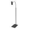Adjustable Tablet Floor Stand for Live Streaming and Watching Movies, Sturdy Aluminum Alloy Material with Non Slip Base, Easy to Install, Wide Clamp for Phones and Tablets view 1